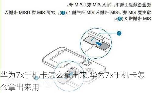 华为7x手机卡怎么拿出来,华为7x手机卡怎么拿出来用