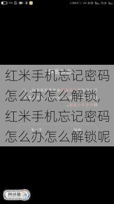 红米手机忘记密码怎么办怎么解锁,红米手机忘记密码怎么办怎么解锁呢