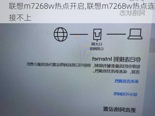 联想m7268w热点开启,联想m7268w热点连接不上