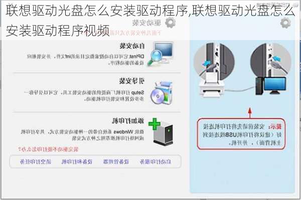 联想驱动光盘怎么安装驱动程序,联想驱动光盘怎么安装驱动程序视频