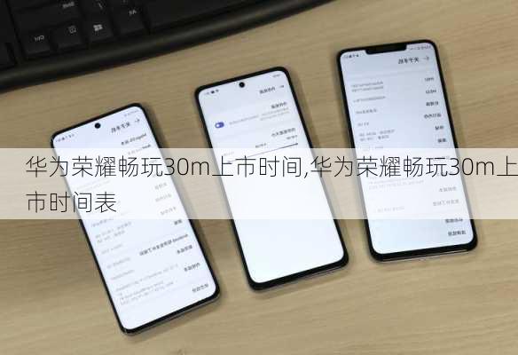 华为荣耀畅玩30m上市时间,华为荣耀畅玩30m上市时间表