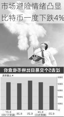 市场避险情绪凸显 比特币一度下跌4%