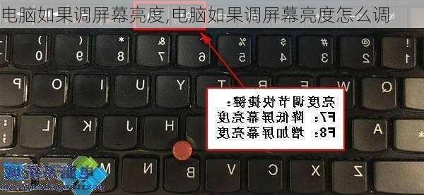 电脑如果调屏幕亮度,电脑如果调屏幕亮度怎么调