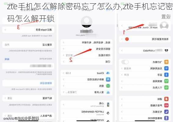 zte手机怎么解除密码忘了怎么办,zte手机忘记密码怎么解开锁