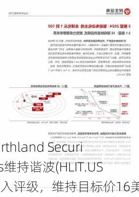 Northland Securities维持谐波(HLIT.US)买入评级，维持目标价16美元