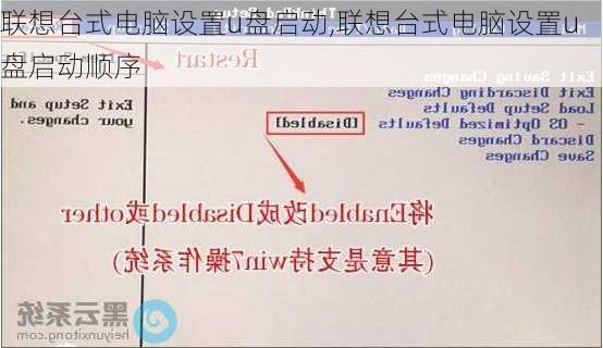 联想台式电脑设置u盘启动,联想台式电脑设置u盘启动顺序