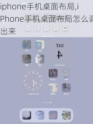 iphone手机桌面布局,iPhone手机桌面布局怎么调出来