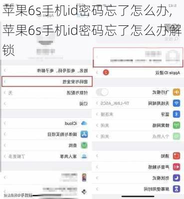 苹果6s手机id密码忘了怎么办,苹果6s手机id密码忘了怎么办解锁