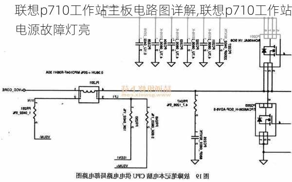 联想p710工作站主板电路图详解,联想p710工作站电源故障灯亮