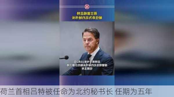 荷兰首相吕特被任命为北约秘书长 任期为五年