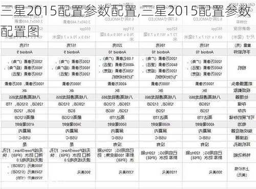 三星2015配置参数配置,三星2015配置参数配置图