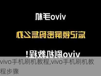 vivo手机刷机教程,vivo手机刷机教程步骤