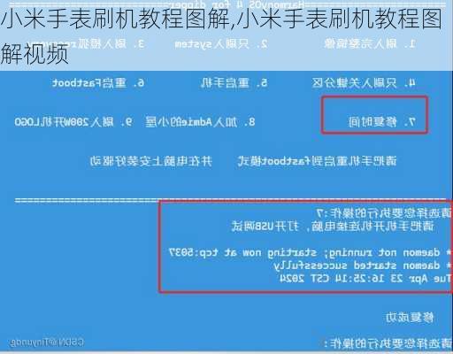 小米手表刷机教程图解,小米手表刷机教程图解视频