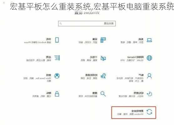 宏基平板怎么重装系统,宏基平板电脑重装系统