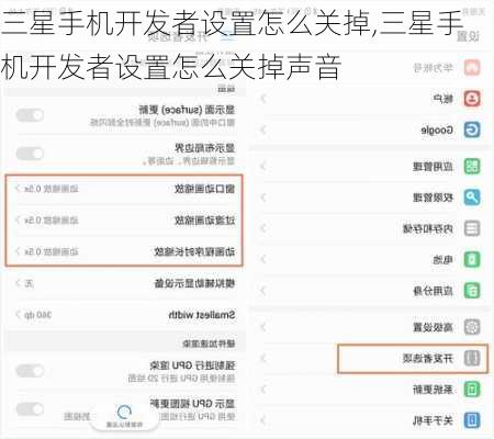 三星手机开发者设置怎么关掉,三星手机开发者设置怎么关掉声音