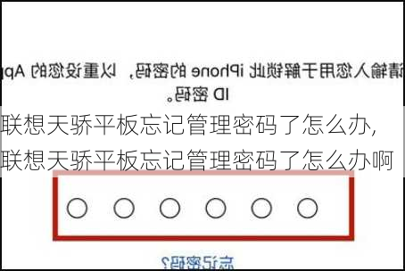 联想天骄平板忘记管理密码了怎么办,联想天骄平板忘记管理密码了怎么办啊