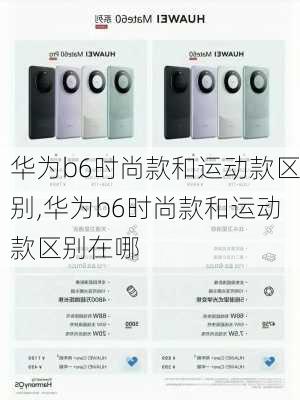 华为b6时尚款和运动款区别,华为b6时尚款和运动款区别在哪