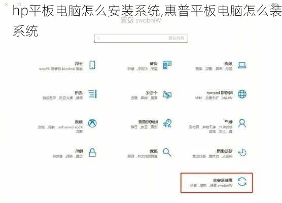 hp平板电脑怎么安装系统,惠普平板电脑怎么装系统