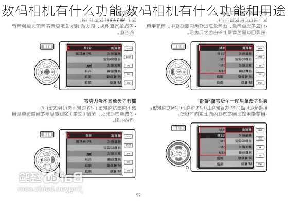 数码相机有什么功能,数码相机有什么功能和用途