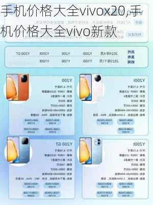 手机价格大全vivox20,手机价格大全vivo新款