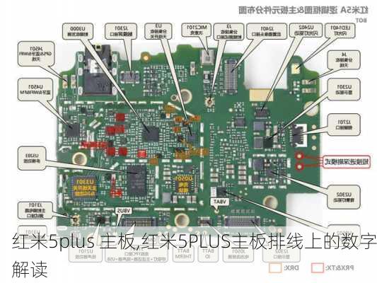 红米5plus 主板,红米5PLUS主板排线上的数字解读