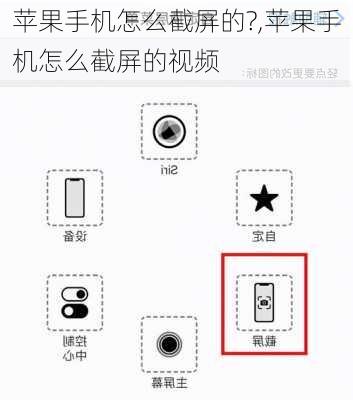 苹果手机怎么截屏的?,苹果手机怎么截屏的视频