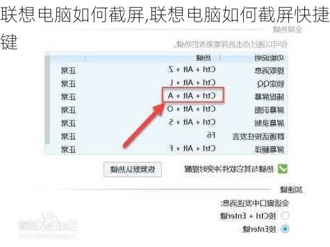 联想电脑如何截屏,联想电脑如何截屏快捷键