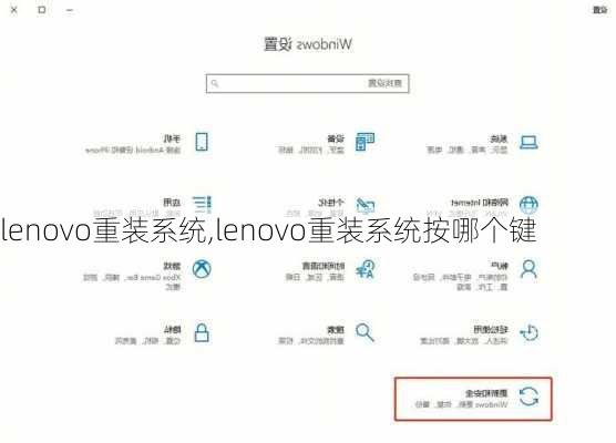 lenovo重装系统,lenovo重装系统按哪个键