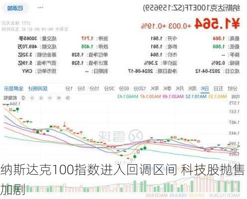 纳斯达克100指数进入回调区间 科技股抛售加剧