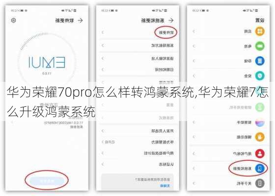 华为荣耀70pro怎么样转鸿蒙系统,华为荣耀7怎么升级鸿蒙系统