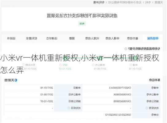 小米vr一体机重新授权,小米vr一体机重新授权怎么弄