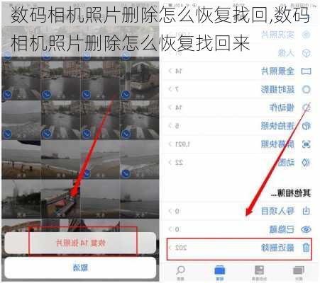 数码相机照片删除怎么恢复找回,数码相机照片删除怎么恢复找回来