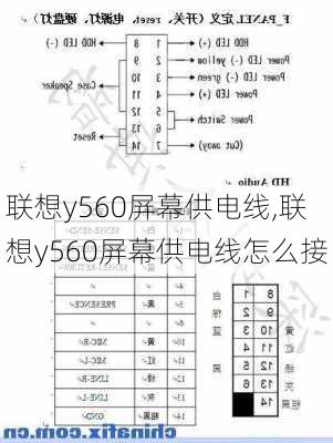 联想y560屏幕供电线,联想y560屏幕供电线怎么接