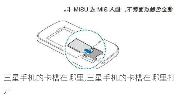 三星手机的卡槽在哪里,三星手机的卡槽在哪里打开