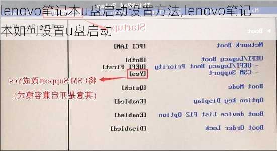 lenovo笔记本u盘启动设置方法,lenovo笔记本如何设置u盘启动