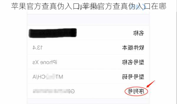 苹果官方查真伪入口,苹果官方查真伪入口在哪