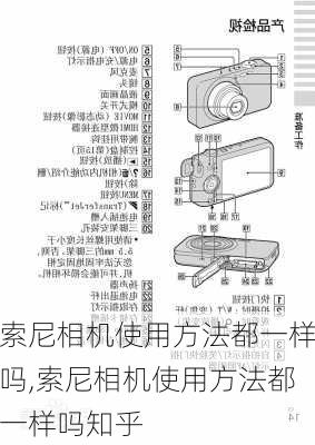 索尼相机使用方法都一样吗,索尼相机使用方法都一样吗知乎