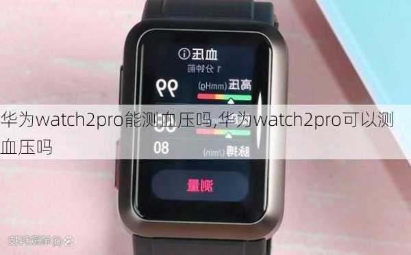 华为watch2pro能测血压吗,华为watch2pro可以测血压吗