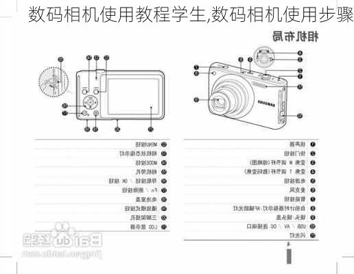 数码相机使用教程学生,数码相机使用步骤