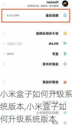 小米盒子如何升级系统版本,小米盒子如何升级系统版本
