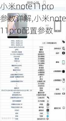 小米note11pro参数详解,小米note11pro配置参数