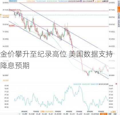 金价攀升至纪录高位 美国数据支持降息预期