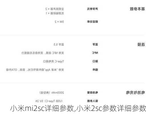 小米mi2sc详细参数,小米2sc参数详细参数