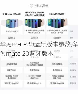 华为mate20蓝牙版本参数,华为mate 20蓝牙版本