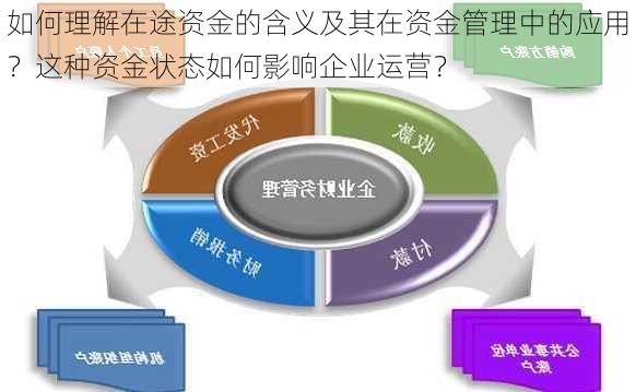 如何理解在途资金的含义及其在资金管理中的应用？这种资金状态如何影响企业运营？