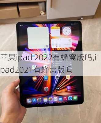 苹果ipad 2022有蜂窝版吗,ipad2021有蜂窝版吗