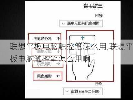 联想平板电脑触控笔怎么用,联想平板电脑触控笔怎么用啊