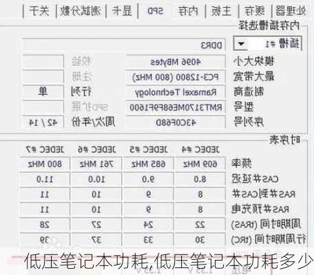 低压笔记本功耗,低压笔记本功耗多少