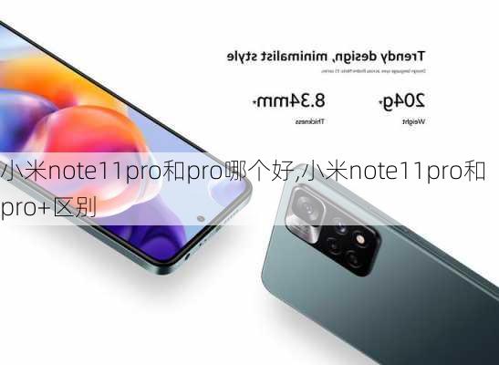 小米note11pro和pro哪个好,小米note11pro和pro+区别