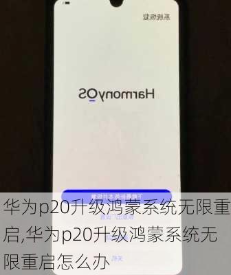 华为p20升级鸿蒙系统无限重启,华为p20升级鸿蒙系统无限重启怎么办